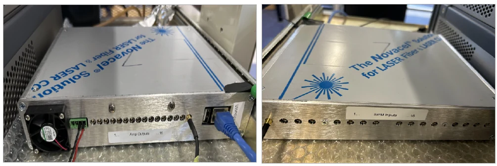 Detector amplifier and bias instrumentation enclosure